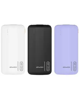 AWEI външна батерия 10000mAh P20K 2xUSB