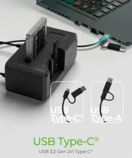 IcyBox ICY BOX IB-2924MSCL-C31 Docking&CloneStation