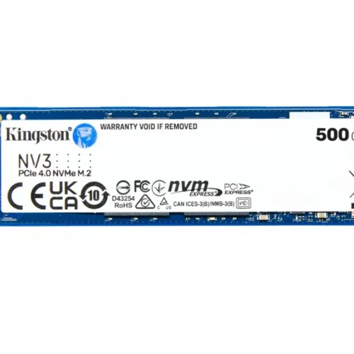 Kingston SSD NV3 500GB M.2 2280 PCI-e 4.0 NVMe 6000/2200