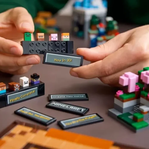 Alternative view of LEGO Minecraft The Crafting Table