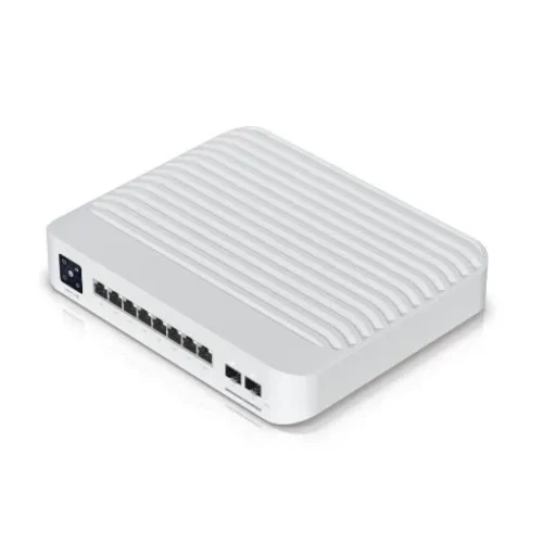 Alternative view of UBIQUITI Switch UniFi 8 PoE USW-PRO-8-POE, 6 ports 1 GbE PoE+, 2 ports 1 GbE PoE++, 2 ports 10G SFP+, 120W