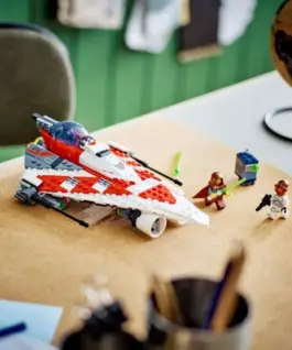 Alternative view of LEGO Klocki Star Wars 75388 Myśliwiec rycerza Jedi Boba