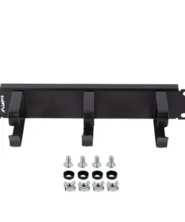 Alternative view of Lanberg кабел organizer 10 inches with 3 metal holders TYPE B черен