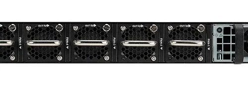 Alternative view of D-Link Switch DXS-3610- 54S/SI/E 48 x 1/10GbE SFP/SFP+ ports and 6 x 40/100GbE QSFP+/QSFP28 ports L3 Stacкабел