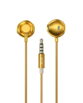 WEKOME Wiчервен слушалки jack 3,5mm gold