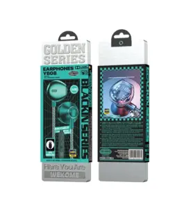 Alternative view of WEKOME Wiчервен слушалки HiFi Lightning зелен