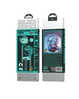 Alternative view of WEKOME Wiчервен слушалки HiFi Lightning зелен