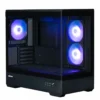 Zalman кутия P30 V2 MicroATX Mini Tower 3 FansRGB черен