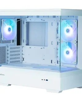 Zalman Case P30 V2 MicroATX Mini Tower 3 FansRGB бял