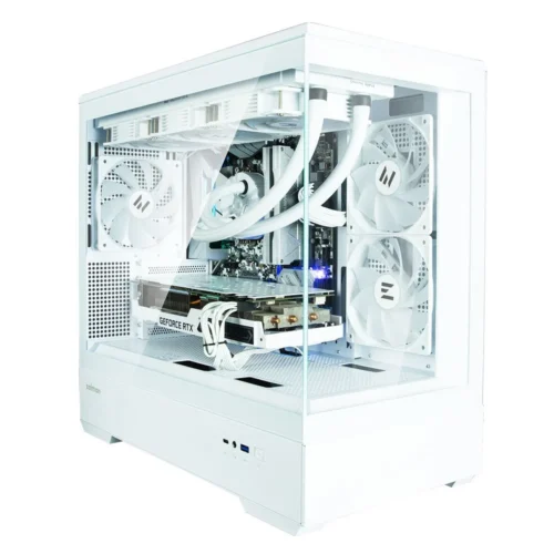 Zalman Case P30 V2 MicroATX Mini Tower 3 FansRGB бял