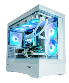 Zalman Case P30 V2 MicroATX Mini Tower 3 FansRGB бял