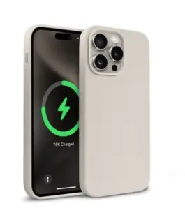 CRONG Case iPhone 15 Pro Max MagSafe stone бежов