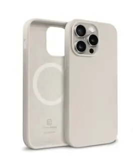 Alternative view of CRONG Case iPhone 15 Pro Max MagSafe stone бежов