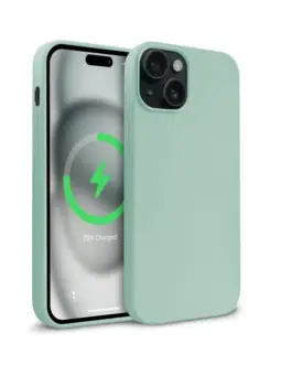CRONG Etui iPhone 15 MagSafe mint