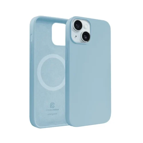 Alternative view of CRONG Case iPhone 15 MagSafe blue