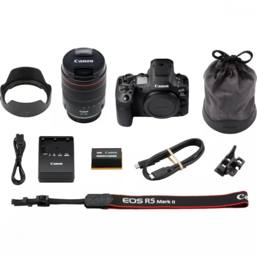 Canon Aparat bezlusterkowy EOS R5 Mark II V6 Body + RF24-105 L EU26 6536C014