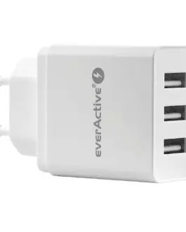 everActive PHONE зарядно 3X USB 3, 4A бял
