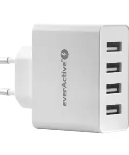 everActive PHONE зарядно 4X USB 5A бял