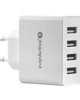 everActive PHONE зарядно 4X USB 5A бял