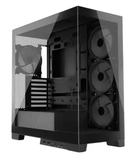 Alternative view of MODECOM черен Компютър CASE SPACE ARGB