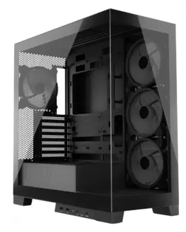 Alternative view of MODECOM черен Компютър CASE SPACE ARGB