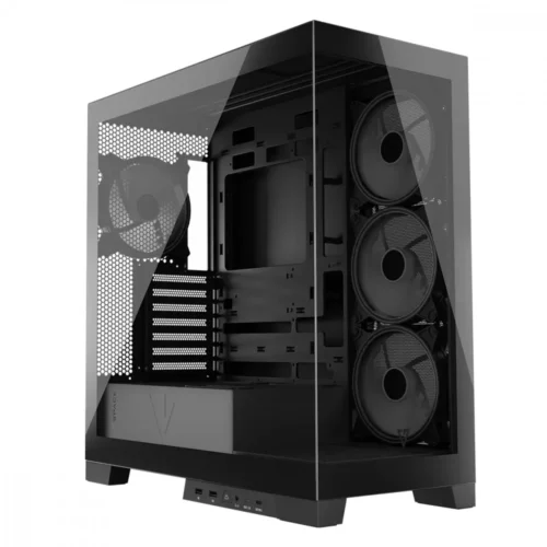 Alternative view of MODECOM черен Компютър CASE SPACE ARGB