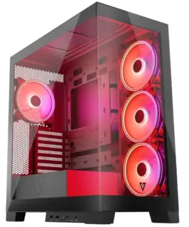 MODECOM черен Компютър CASE SPACE ARGB