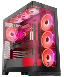 MODECOM черен Компютър CASE SPACE ARGB