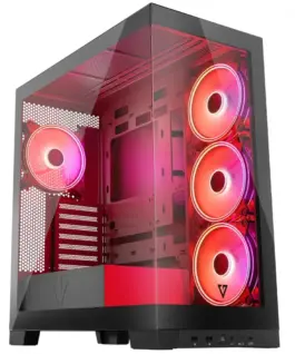 MODECOM черен Компютър CASE SPACE ARGB