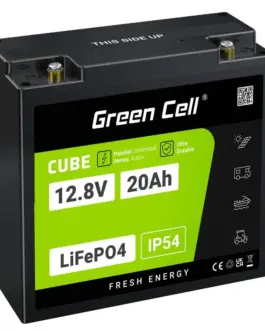 Green Cell Accumulator CUBE LiFePO4 20Ah 12V/12.8V 256Wh