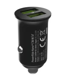 Alternative view of Green Cell USB зарядно за кола GC PowerRide Nano36