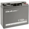 Qoltec Battery AGM 12V 17Ah max. 255A