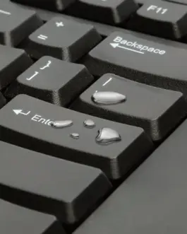 Alternative view of Kensington Keyboard KB100 EQ standard US INT