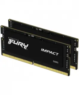 Alternative view of Kingston памет DDR5 SODIMM Fury Impact 16GB(2 8GB)/4800 CL38