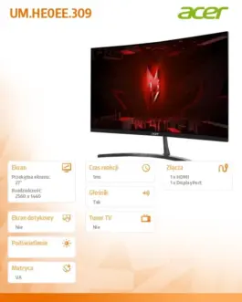 Alternative view of Acer ACER 27 ED273US3BMIIPX