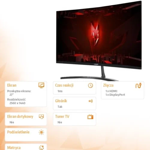 Alternative view of Acer ACER 27 ED273US3BMIIPX