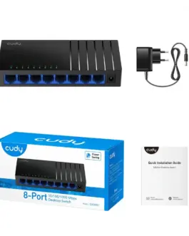 Alternative view of Cudy Switch GS108D 8xGE