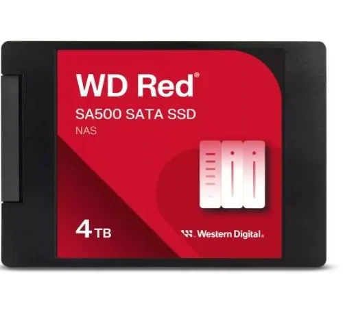 Western Digital SSD диск червен SSD 4TB SATA 25 WDS400T2R0A