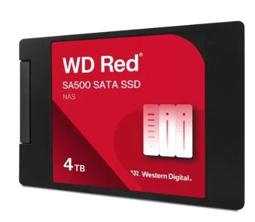 Alternative view of Western Digital SSD диск червен SSD 4TB SATA 2,5 WDS400T2R0A