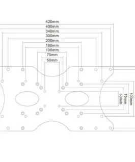 Alternative view of Neomounts Płyta do montażu w uchwycie FPMA-VESA400 адаптер 100X100-400X200