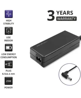 Alternative view of Qoltec AC адаптер for LG 25W 19V 1.3A 6.6*4.4 + power кабел