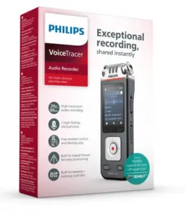 Alternative view of Philips Dyktafon DVT6115 Pamięć 8GB,USB,microSDHC 32GB,3 mikrofony Hi-Fi