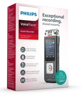 Alternative view of Philips Dyktafon DVT6115 Pamięć 8GB,USB,microSDHC 32GB,3 mikrofony Hi-Fi