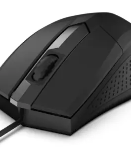 Rebeltec Focus USB Optical Mouse 1200DPI 3 Buttons and Scroll Wheel Sensitivity 125Hz кабел 1.8m Weight
