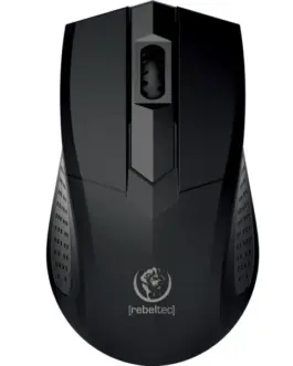 Alternative view of Rebeltec Focus USB Optical Mouse, 1200DPI 3 Buttons and Scroll Wheel, Sensitivity 125Hz, кабел 1.8m, Weight 66g