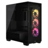 Corsair кутия за компютър 3500X ICUE LINK RGB TG Mid-Tower черен