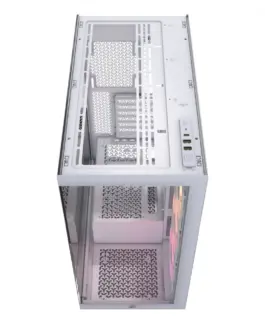 Alternative view of Corsair кутия за компютър 3500X ICUE LINK RGB TG Mid-Tower бял