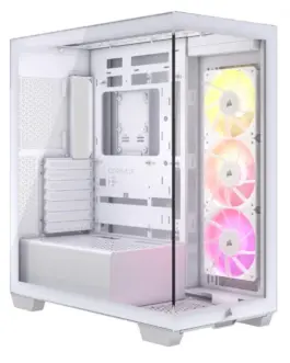 Corsair кутия за компютър 3500X TG Mid-Tower бял