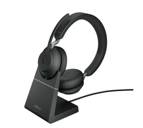 Jabra слушалки Evovle2 65 Stand Link380c UC Stereo черен