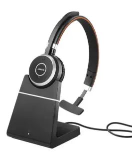 Jabra слушалки Evolve 65 TE Link 390a UC Mono Stand
